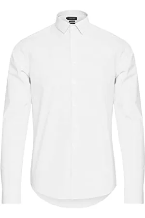 Casual Friday CFPalle Slim Fit Shirt Herren Business Hemd Herrenhemd unifarben mit Kentkragen, Größe:XL, Farbe: