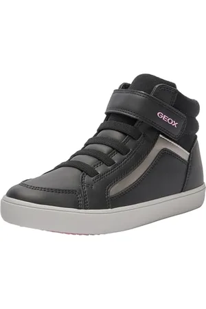 Geox J GISLI Girl C Sneaker, Black, 31 EU