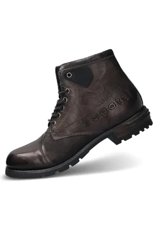 Bugatti Herren-321-6113T-3200-1100-Stiefel Kaltfutter,dark grey,42