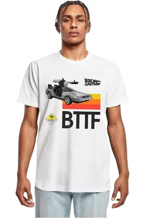 Merchcode Herren T-Shirt Retro 85 BTTF Tee, Regular Fit, Baumwolle 100%, XL