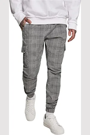 Urban classics Herren AOP Glencheck Cargo Jog Pants Hose, Mehrfarbig ( 01248), W(Herstellergröße: XL)
