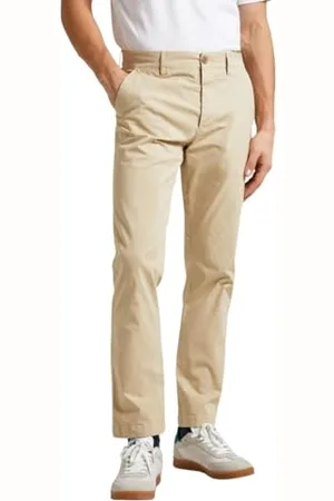 Pepe Jeans Herren Slim Chino 2 Hose, Beige (Hellbeige), 32W