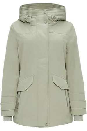 QS by s.Oliver Sportive Jacke mit Leichter Wattierung und Logo-Tape helles olivgrün 36