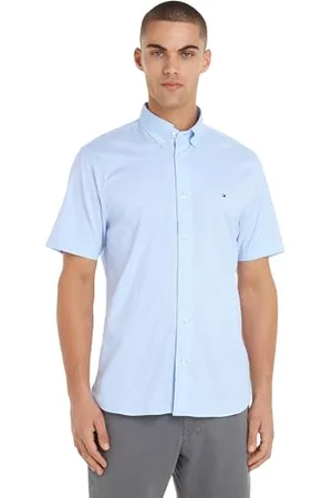Tommy Hilfiger Herren Hemd Freizeithemd, Blau (Sweet Blue), S