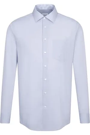 Seidensticker Herren Business-Hemd - Regular Fit - Bügelfrei - Kent-Kragen - Langarm - 100% Baumwolle