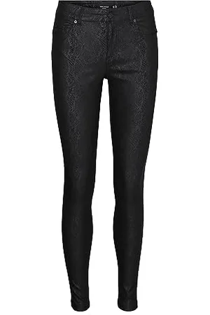VERO MODA VMALIA MR Skinny Shape Coated Pants
