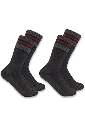Carhartt Herren Schwere Stiefelsocken aus Synthetikwollmischung, 2 Paar, , XL
