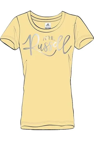 Russell Athletic A21191-P2-564 Bloom-S/S Crewneck Tee Shirt T-Shirt Damen Größe L
