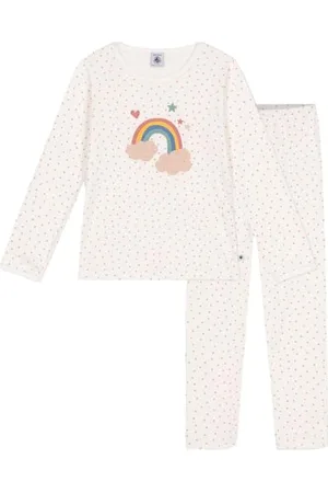 Petit Bateau A0B86 Langarm-Pyjama Mädchen 3 Jahre