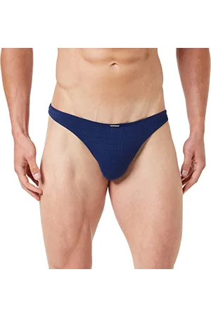 Bruno Banani Herren String Check Line 2.0 Tanga, , Small (Herstellergröße: S)