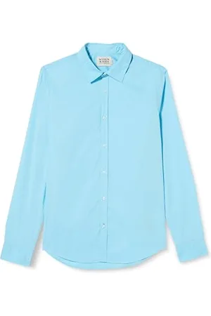Scotch&Soda Herren Essential Poplin Shirt, , S