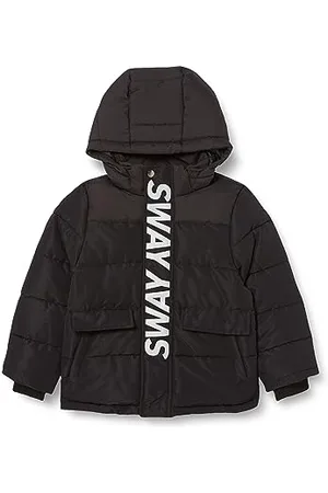 NAME IT Jungen NKMMANDER Puffer Jacket Pufferjacke, Black, 152