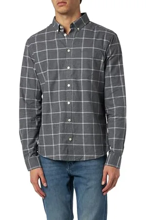 Casual Friday Herren Anton LS BD Big Checked Shirt Hemd, , S