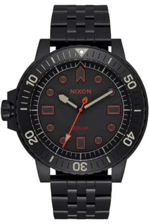 Nixon Unisex Analog Quarz Uhr mit Edelstahl Armband A1402-1256-00