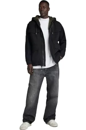 G-Star RAW Herren Hooded Sherpa Jacke, , XL