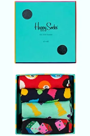 Happy Socks Unisex 4-pack Game Night Box Socken, Gemischt, 36-40 EU