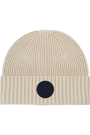 TOM TAILOR Herren 1043440 Beanie Strick-Mütze, 36454-Light Sand Twotone, Einheitsgröße