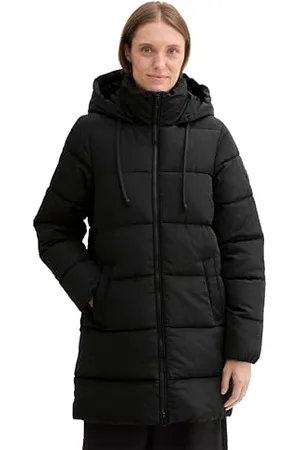 TOM TAILOR Damen Puffer Parka mit Kapuze, , M