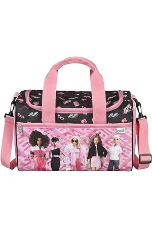 SCOOLI Barbie Sporttasche für Kinder - Geräumiges Hauptfach - Verstellbarer Schultergurt - Superhelden-Design - Robust