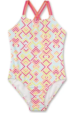 Sanetta Mädchen-Badeanzug Pink | Bequemer und praktischer Badeanzug aus recyceltem Polyester für Mädchen. Bademode für Kinder 164