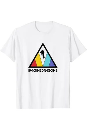 Imagine Dragons Triangle logo T-Shirt, White