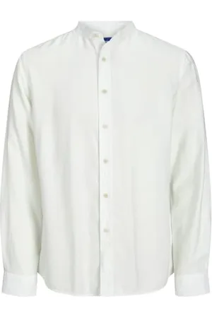 JACK & JONES Herren Jormarshall Band Shirt Ls Langarmhemd, , L