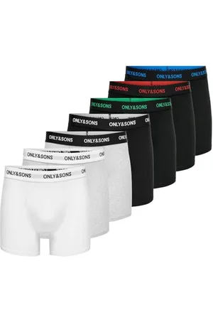 Only & Sons Herren Onsfitz Solid Black Trunk 7-pack Noos, , XXL
