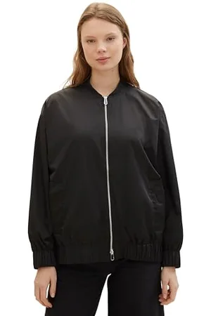 TOM TAILOR Damen Loose Fit College Bomberjacke, , L
