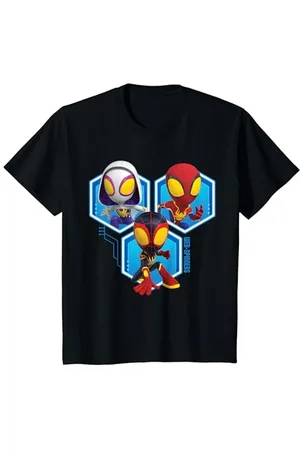 Marvel Kinder Spidey and His Amazing Friends Web-Spinners Hero Trio T-Shirt