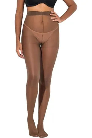 Ulla Popken Damen Strumpfhose, 3er-Pack, Helanca, 20 den, , 52/54