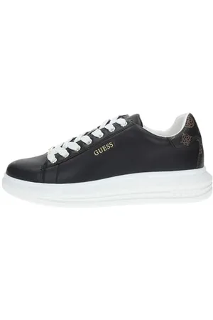 Guess Damen VIBO Carry Over Sneaker, Schwarz, 36 EU