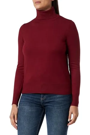 QS by s.Oliver Damen 2137605 Pullover mit Rollkragen, , 36