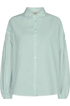 soyaconcept Damen SC-Netti 11 Hemd Top, Green Haze, L