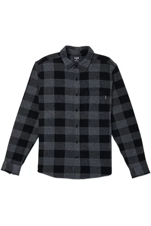 Hurley Herren Portland Knit Flannel Hemd, , XXL