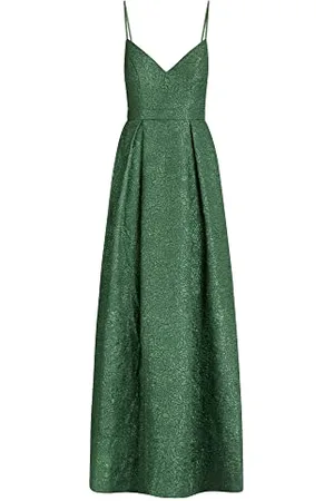 Apart Damen Apart Langes Jacquard Kleid mit Eingewebtem Blütenmuster Special Occasion Dress, , XL EU