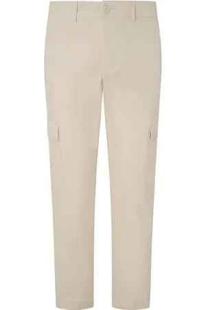 Pepe Jeans Herren Slim Cargo Poplin Hose, Beige (Ivory White), 30W