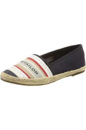 TOM TAILOR Damen 3292002 Slipper, Navy-red, 38 EU