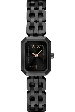 Armani Exchange Watch for Women, Quartz Movement and 27mm Case Size with Stainless Steel, Leather or Silicone Strap