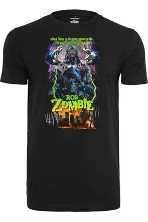 Mister Tee Herren Upscale X Rob Zombie Heavy Overize Tee S Black