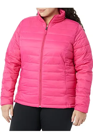 Amazon Damen Leichte, langärmelige, Wasserabweisende, packbare Pufferjacke (in Übergröße erhältlich), , XL