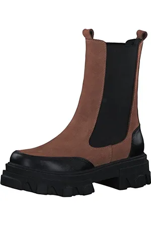 QS by s.Oliver Chelsea-Stiefel 5-5-25467-39 Braun Red Label