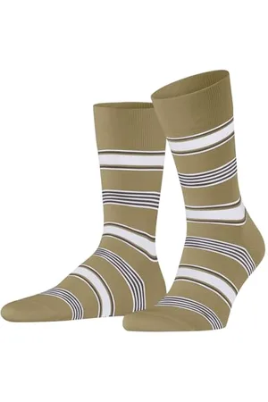 Falke Herren Socken Marina Stripe M So Baumwolle gemustert 1 Paar, , 39-40