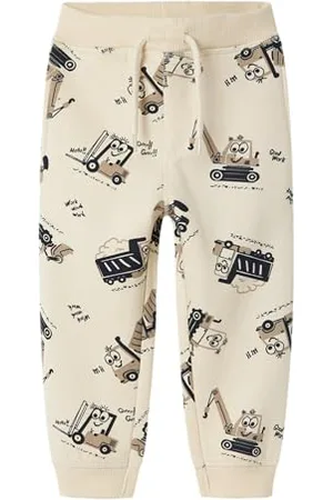 NAME IT Nmmvimo Nreg AOP SWE Pant Bru