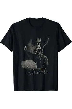 Bob Marley Catch A Fire Gitarre Tee T-Shirt
