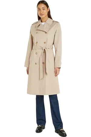 Tommy Hilfiger COTTON CLASSIC TRENCH Gewebte Mäntel Damen, , 42
