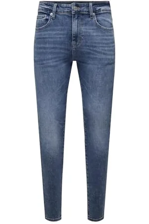 Only & Sons Herren Onsfly Spray On 7848 Dnm Jns Box Ext Jeans, , 33W / 34L