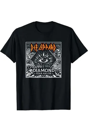 Def Leppard Diamant-Stern-Halos T-Shirt