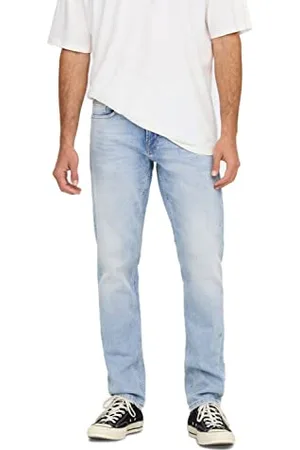 Only & Sons Herren Jeans ONSWEFT 4873 - Slim Fit - Blau - , Größe:32W / 30L, Farbvariante: 22024873