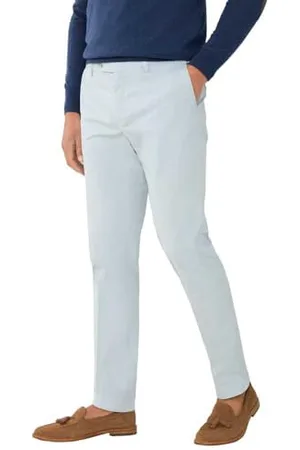 Hackett Herren-Hose mit Dobby-Textur, Blau (Sky Blue), 32W/34L
