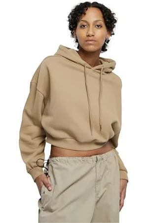 Urban classics Damen TB6085-Ladies Cropped Heavy Hoody Kapuzenpullover, , S